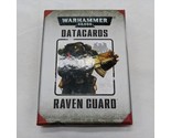 **INCOMPLETE** Replacement Warhammer 40K Datacards Raven Guard - $8.01