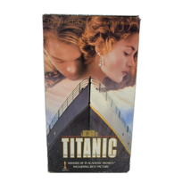 Titanic On 2 VHS Tapes 1998 Leonardo DiCaprio Kate Winslet Tested - £7.01 GBP