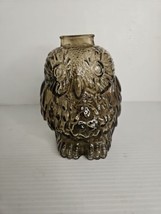 Vintage Smoke Glass Wise Old Owl Bank - $9.50