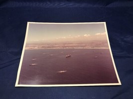 Vintage Military Photo US Naval Fleet Aircraft Carrier  8x10 Destroyer Kodak - £15.83 GBP