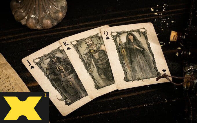 DEMON: VENGEANCE EDITION (Black Gilded) Playing Cards by Card Mafia Item image 9