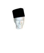 Black Handmade African / Middle Eastern Chieftaincy Hat. One Size. - €38,96 EUR