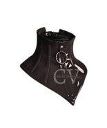 Black PVC Leather Neck Corset O ring Gothic Halloween Costume Posture Co... - $39.99