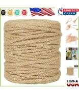 Durable 5mm Natural Jute Twine - 164ft Twine String for Holiday &amp; Home P... - $473.33 MXN