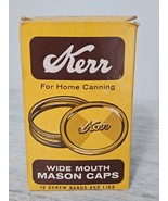 Vintage KERR Wide Mouth Mason Canning Caps - $7.91