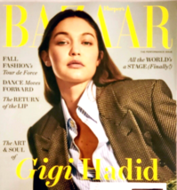 2021 Harper&#39;s  Bazaar Magazine August Art &amp; Soul of Gigi Hadid Performance Issue - £10.55 GBP
