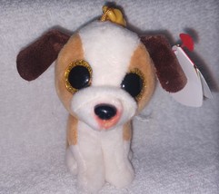TY MINI BEANIE BOO CLIP Hugo the Puppy Dog 3.25&quot; NWT - $8.79