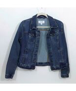 Time and Tru Medium Blue Wash Jean Jacket Wm Small 4-6 - $290.72 MXN
