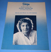 Barry Manilow Sheet Music Vintage 1979 Ships - £18.11 GBP