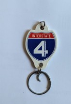 Interstate 4 One Another Key Chain, vintage - $12.95