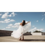 Wedding Tulle Gown Layered floor length Coat/Wedding separates/bridal co... - $265.00