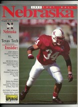 1993 NCAA Football Program Texas Tech @ Nebraska Sept 11th - £11.34 GBP