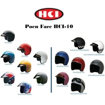 Biker Helmet, Open Face HCI-10, Motorcycle Helmet City, Check Colors, See Note - £51.21 GBP+