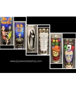 Day of Dead Glow Candle Wick &amp; Wax Party Skeletons DOS Santisima Muerta ... - £9.57 GBP