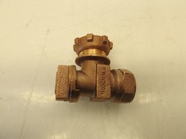 New Mcdonald Angle Curb Valve 3/4&quot; FNPT x 5/8&quot; Stop&amp;Waste Full Port - £38.00 GBP