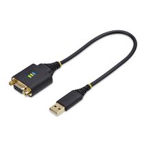 StarTech.com 1ft/30cm USB to Null Modem Serial Adapter Cable, COM Retent... - $39.72