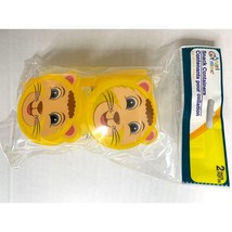 New Angel Of Mine Yellow Hard Plastic Lion Cub 2 Pack Snack Containers with Lid - £4.23 GBP