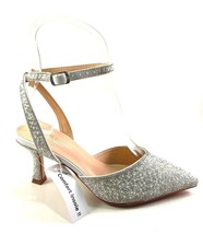 Blossom Lexie-2 White Bridal Embellished Pointed Toe Mid Heel Dress Shoe - £64.33 GBP