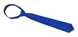 Real High Quality Blue Wedding Festive Partywear Men&#39;s Leather Neck Tie - £26.50 GBP