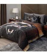 BLACK PANTHER FLANNEL BLANKET VERY SODTY AND WARM KING SIZE MADE IN MEXICO - $123.74