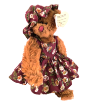 Vintage 1993 Ty Beanie Babies Collectibles Amy Bear Moveable Joints Dress Hat - £11.66 GBP