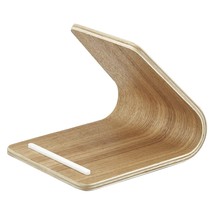 Yamazaki Home Plywood Tablet Stand | Wood | Remote Control &amp; Tablet Organizer, O - £38.36 GBP