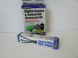 Camera Camcorder Accessories Kit &amp; Mini Tripod - £6.29 GBP