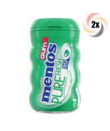 2x Bottles Mentos Spearmint Big Bottle Xylitol Chewing Gum | 50 Pieces Each - £12.86 GBP