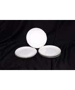 Style House Platinum Ring Bread Plates Lot of 6 - $35.33 CAD