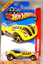 2013 Hot Wheels #113 HW Racing-Thrill Racers DIESELBOY Yellow Variant w/Gold 5Sp - £7.43 GBP