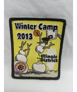 Winter Camp 2013 Illinois District Hook And Loop Embroidered Patch 3&quot; X ... - $13.86