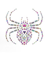 Darice Craft Basics Martha Stewart Crafts Gemstone Spider Sticker 5.5 in... - $382.29 MXN