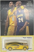 TESLA Model S CUSTOM Hot Wheels &quot;Lakers&#39; Kobe Bryant&quot;  Series w/  RR - $91.41