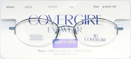 New Covergirl CG215 346 Blue Eyeglasses Glasses Metal Frame CG-215 51-19-140mm - £16.60 GBP