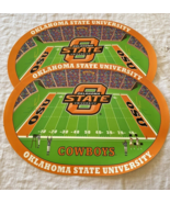 OSU Cowboys Placemats Set Lot 2 Vinyl Washable Oklahoma State Dorm Man C... - $37.88 CAD
