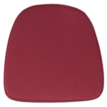 Soft Burgundy Fabric Chiavari Chair Cushion - Comfortable and Stylish - $38.69