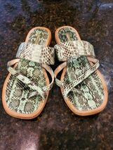 Louise et Cie Women's Snakeskin Strappy Sandals Size 8 - $32.67