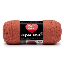 Red Heart Super Saver Yarn-Coral E300B-726 - £17.41 GBP