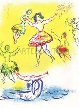 Artebonito - Marc Chagall lithograph Swan of the Lake Paris opera 1966 - £55.95 GBP