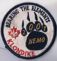 Boy Scouts Canada Patch Klondike 2001 Mt Nemo Bearing The Elements 3&quot; - £7.50 GBP