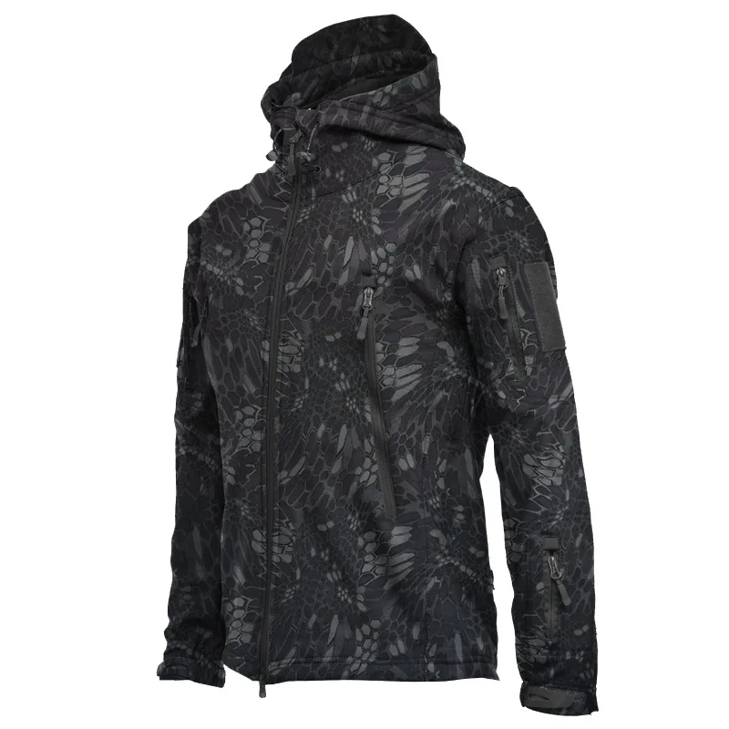 HDIRXG Outdoor Men Waterproof Soft  Jacket Windbreak   Jacket For Men Camping Th - £142.30 GBP