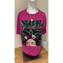 Frida Kahlo by Jerry Leigh California Pink Graphic T-Shirt Tee Women siz... - $8.54