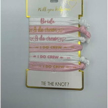 Will You Help Me Tie The Knot Hair Ties, 6 count, - £7.28 GBP