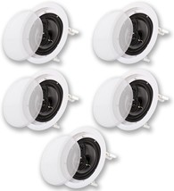 Acoustic Audio By Goldwood Cs-Ic83 8” 3-Way In Ceiling Home, White, 5 Speakers - $194.99