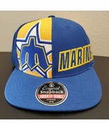 New Seattle Mariners Split Color Snap Back Hat American Needle Coopersto... - $34.60