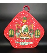 Vintage &#39;Sherman On The Mount&#39; Christmas Pot Holder American Greetings 1982 - $22.87