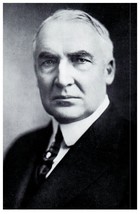 President Warren G Harding born near Blooming Grove Ohio Postcard - £5.22 GBP
