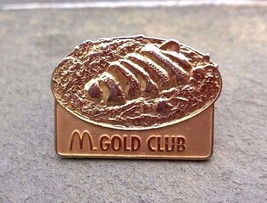 Mcdonald's Gold Club Souvenir Vintage Lapel Hat Pin - $4.99