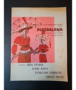Magdalena 1948 Los Angles Civic Light Opera Ass 11th Annual Season Playb... - $714.71 MXN