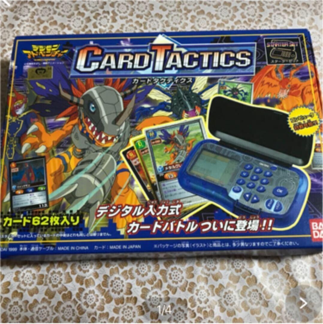 1999 Bandai Digimon Digivice Card Tactics with Box and Deck Starter Set Unused - £70.66 GBP